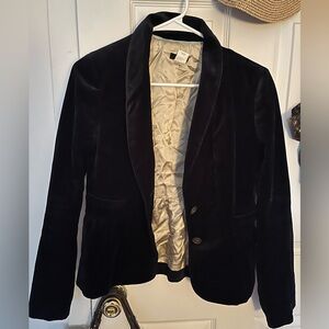 J Crew Fall 2009 velvet tailored blazer size 2